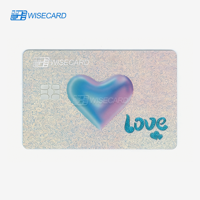 Color-crystal Foil Material Card